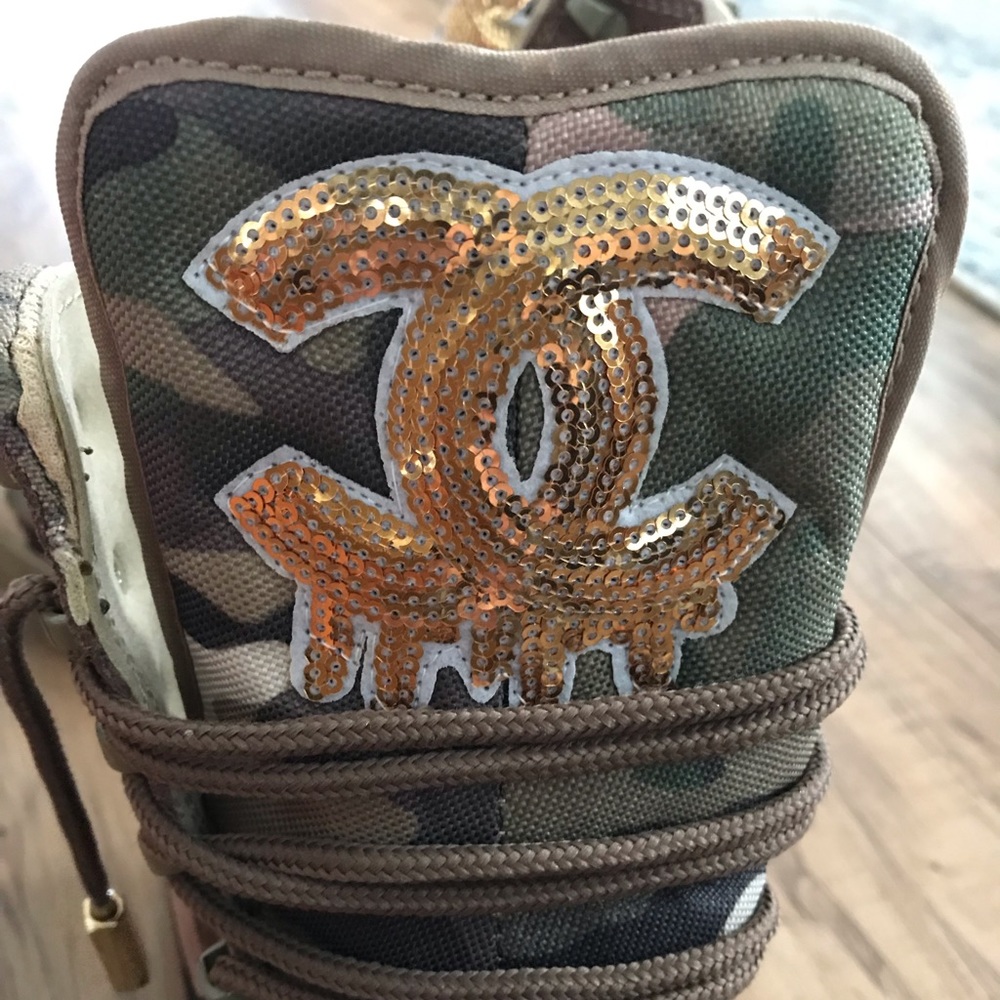 Custom combat boots